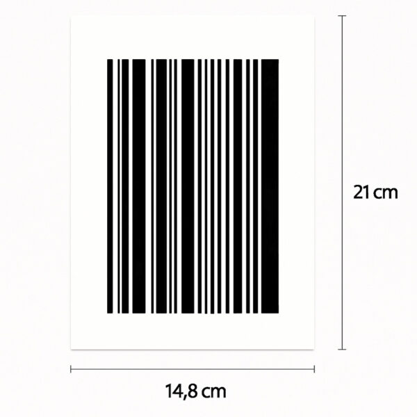 Tatouage demi-sleeve code-barres