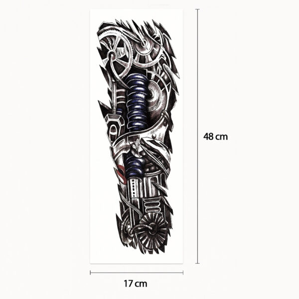 Tatouage sleeve bras de robot