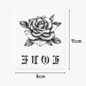 Tatouage main/doigt rose classique