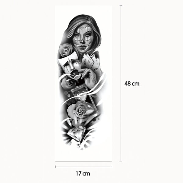 Tatouage sleeve les dernières cartes