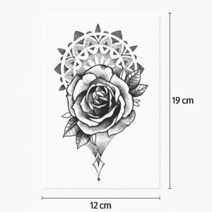 Tatouage rose parfaite